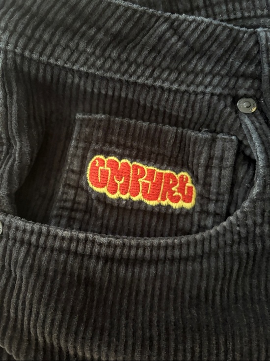 Empyre Black Corduroy Men's Pants - Picture 3 of 5